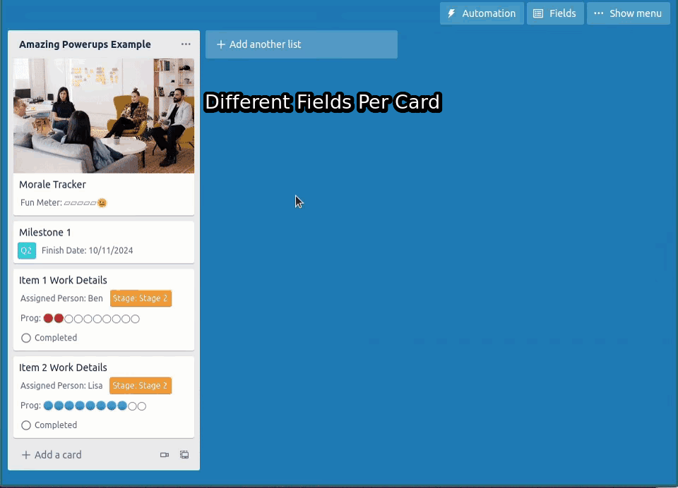 Field Filter Example